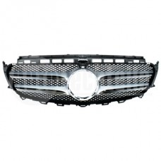 Решетка радиатора Mercedes Benz W213 16- (хром/серебро (с отв. камеры)) Avg