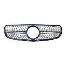 Решетка радиатора Mercedes Benz X253 15-18 (хром/чёрн.) Diamond