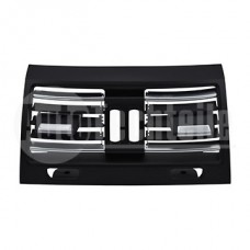 Дефлектор воздушный BMW 5 F10/F11 09-17 (хром/черный)