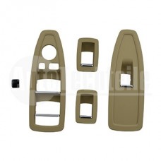 Комплект дверных накладок BMW 3 F30/F31 11-15 / BMW 3 F34 (GT) 12-16 / BMW 4 F36 (GT) 13-17 (Бежевый)