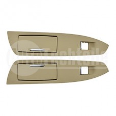 Комплект дверных накладок BMW 7 F01/F02 07-15 (Зад.двери/бежевый)