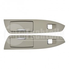 Комплект дверных накладок BMW 7 F01/F02 07-15 (Зад.двери/кремовый)