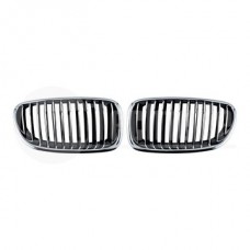 Решетки радиатора компл. BMW 5 F10/F11 10-13 (хром чёрн.)