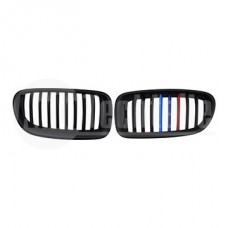 Решетки радиатора компл. BMW 5 F10/F11 10-16 (мат. чёрн.) (M-Стиль)