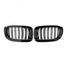 Решетки радиатора компл. BMW X3 F25 / X4 F26 14-18 (мат. чёрн. двойная)