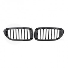 Решетки радиатора компл. BMW 5 G30/G31 17-20 (мат. чёрн.)(M-Performance)