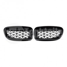 Решетки радиатора компл. BMW 5 F10/F11 10-14 (глянц. чёрн. Diamond)