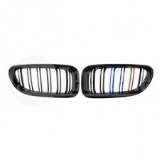 Решетки радиатора компл. BMW 6 F06/F12/F13 12-15 (глянц. чёрн. двойная) (M-стиль)