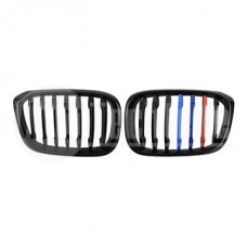 Решетки радиатора компл. BMW X3 G01 / X4 G02 18-20 (глянц. чёрн. M-стиль)