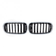 Решетка радиатора BMW X5 F15 13-18 (хром/чёрн.) Basis